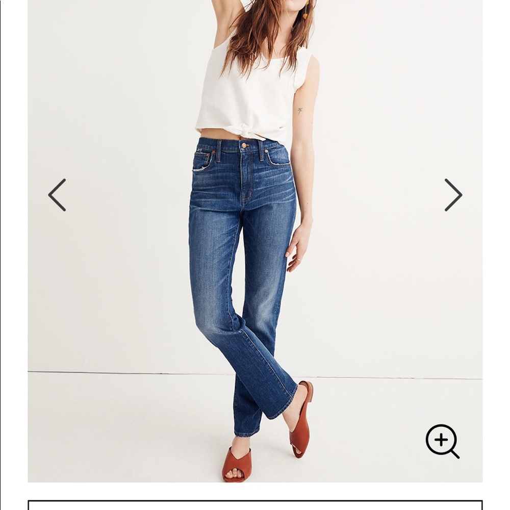 Madewell High Rise Slim Boy Jean Milton Wash